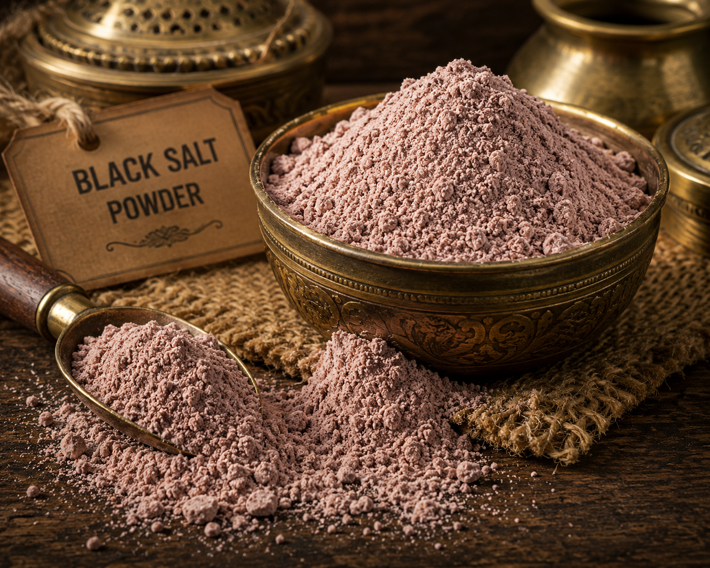 Mineral-rich salt that enhances flavour with a slightly smoky tang