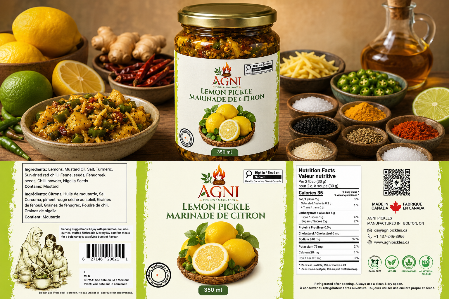 Amritsari Lime & Asafoetida Pickle
