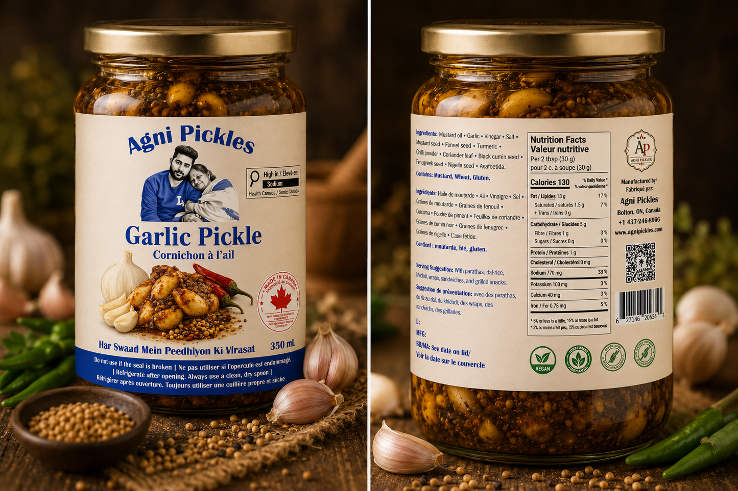 Punjabi Garlic Pickle – Dilli Wala Bold Flavour