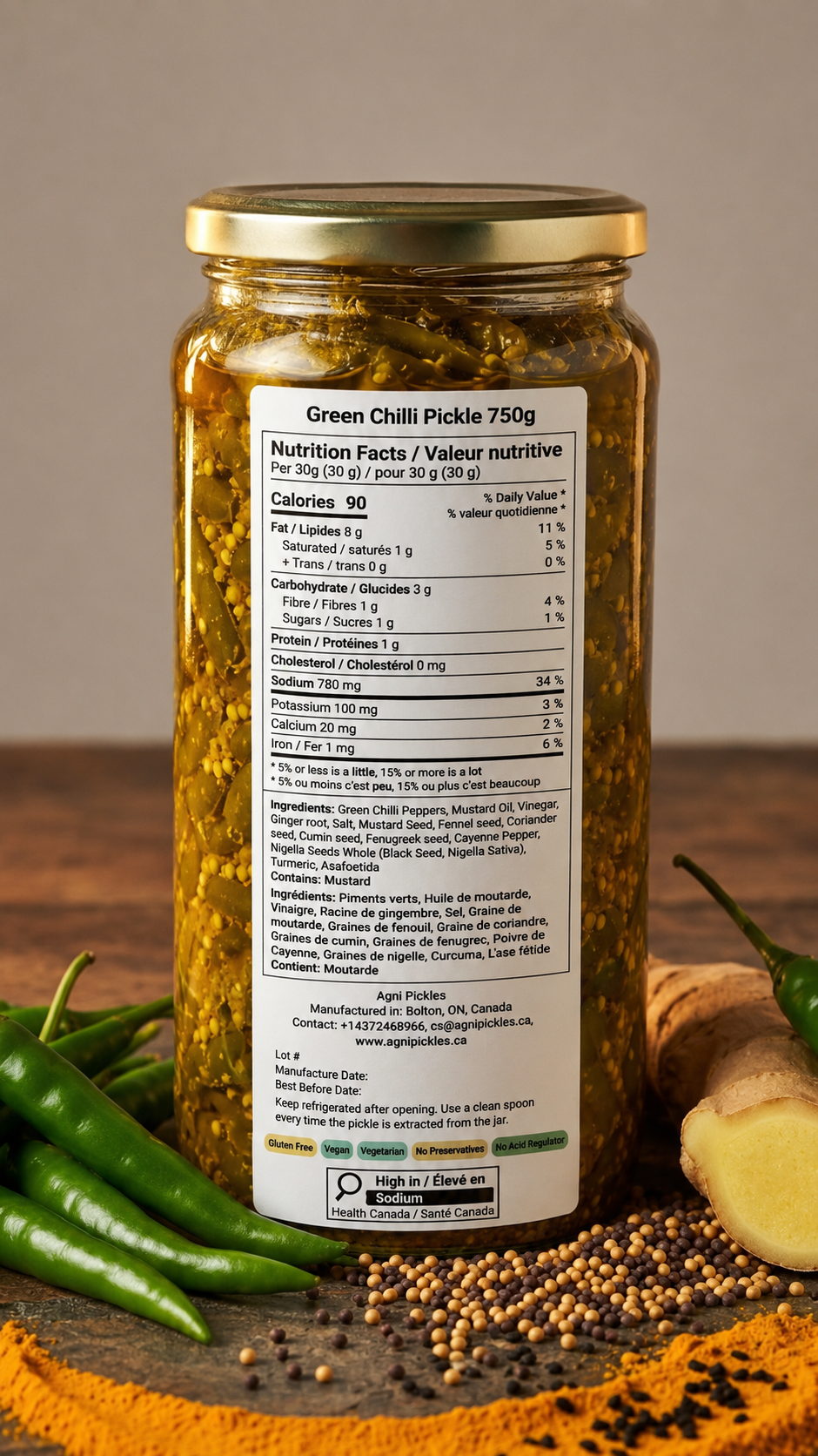 Green Chilli Pickle