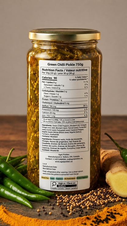 Green Chilli Pickle