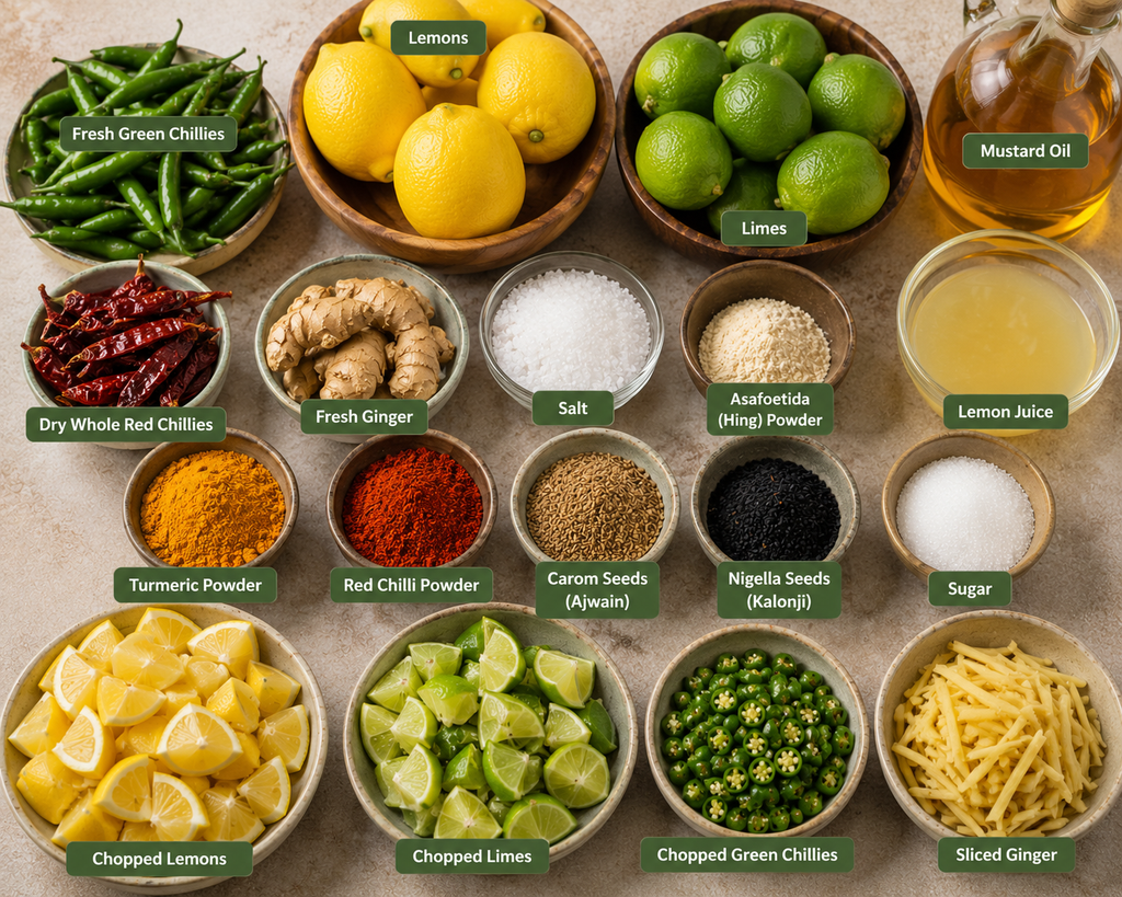Amritsari Lime & Asafoetida Pickle