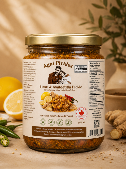 Lime & Asafoetida Pickle (Nimbu Hing Achar) – Authentic Amritsari Pickle