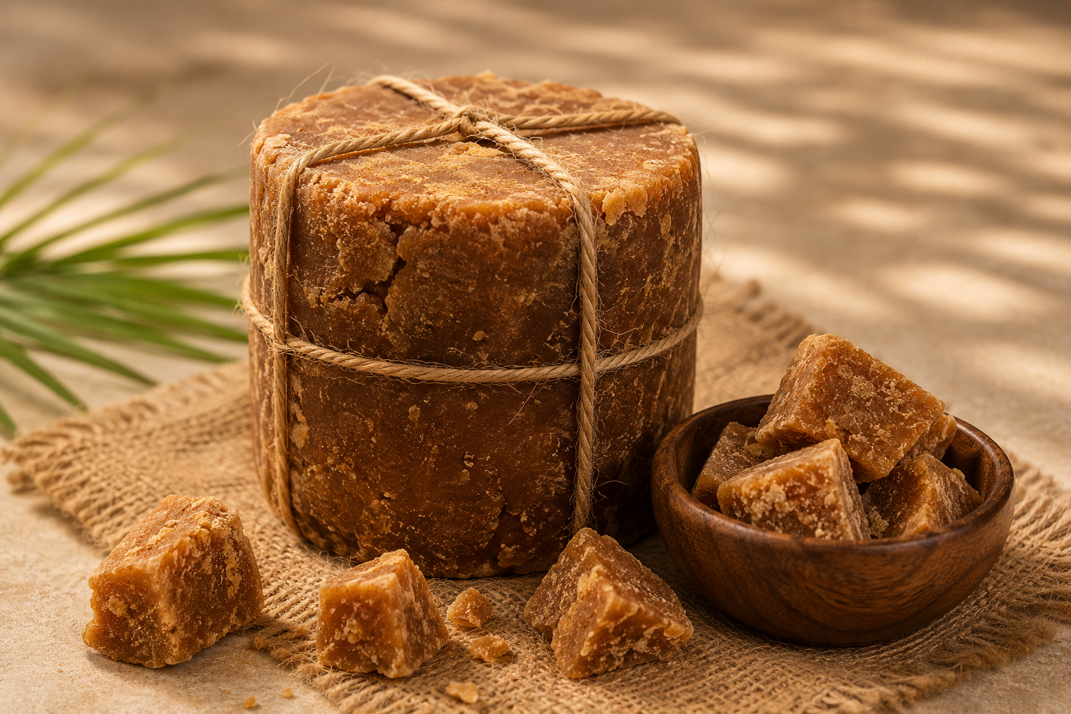 Traditional unrefined cane sugar adding rich caramel sweetness.