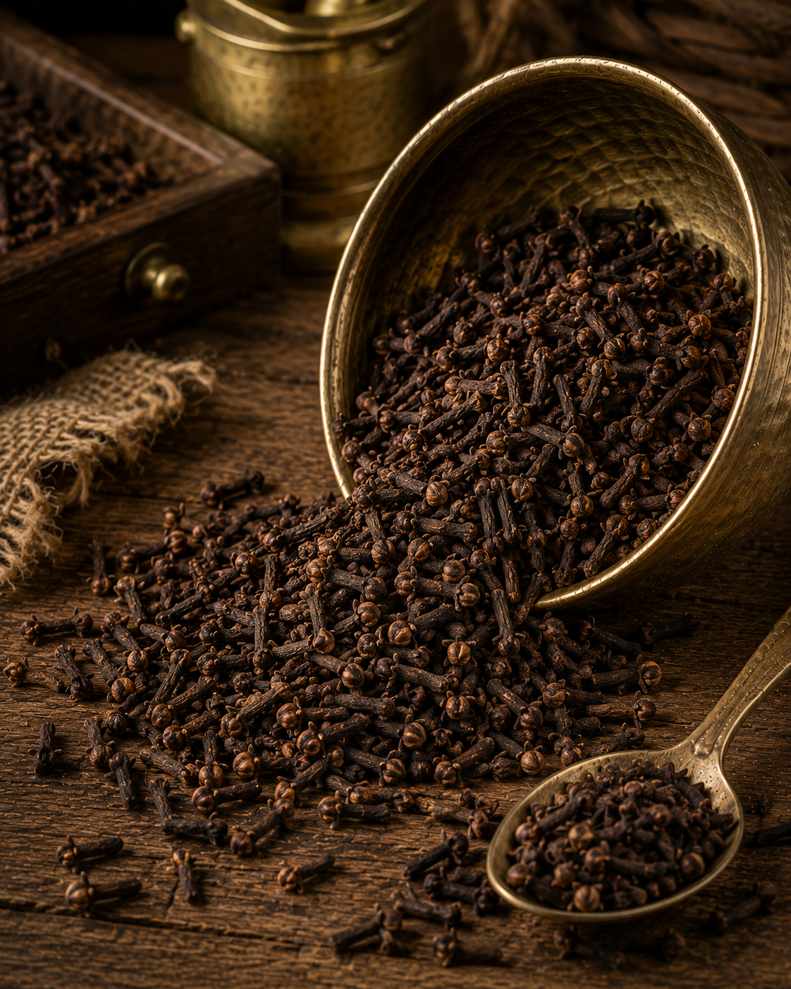 Intensely fragrant spice that adds warmth and complexity to spice blends.