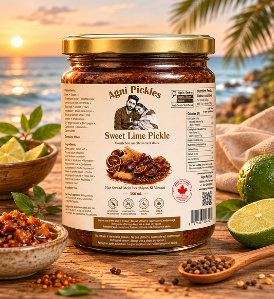 Sweet lime pickle with no oil and gut friendly traditional Indian recipe
Digestive sweet lime pickle made with natural ingredients and authentic spices