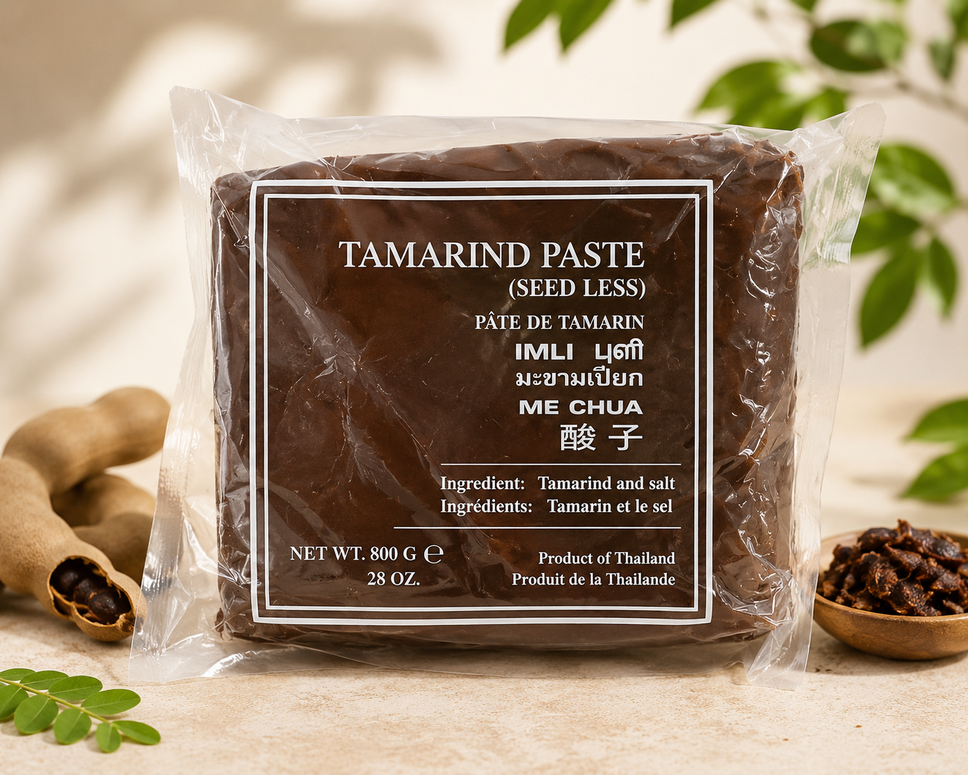 Tangy fruit pulp delivering bold sweet-and-sour flavour.