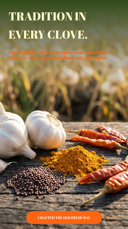 Punjabi Garlic Pickle – Dilli Wala Bold Flavour