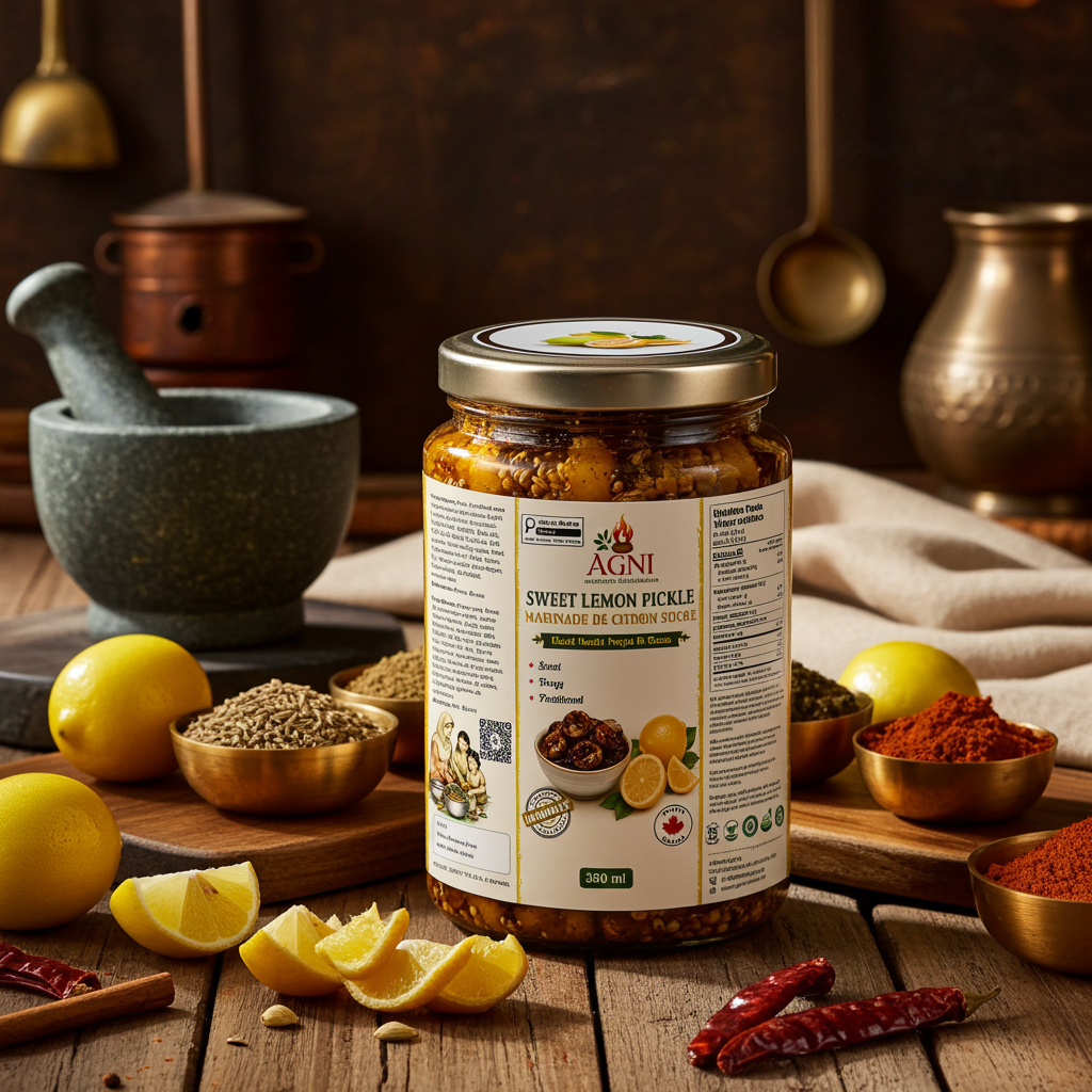 Sweet Lime Pickle – From My Nani's Kitchen